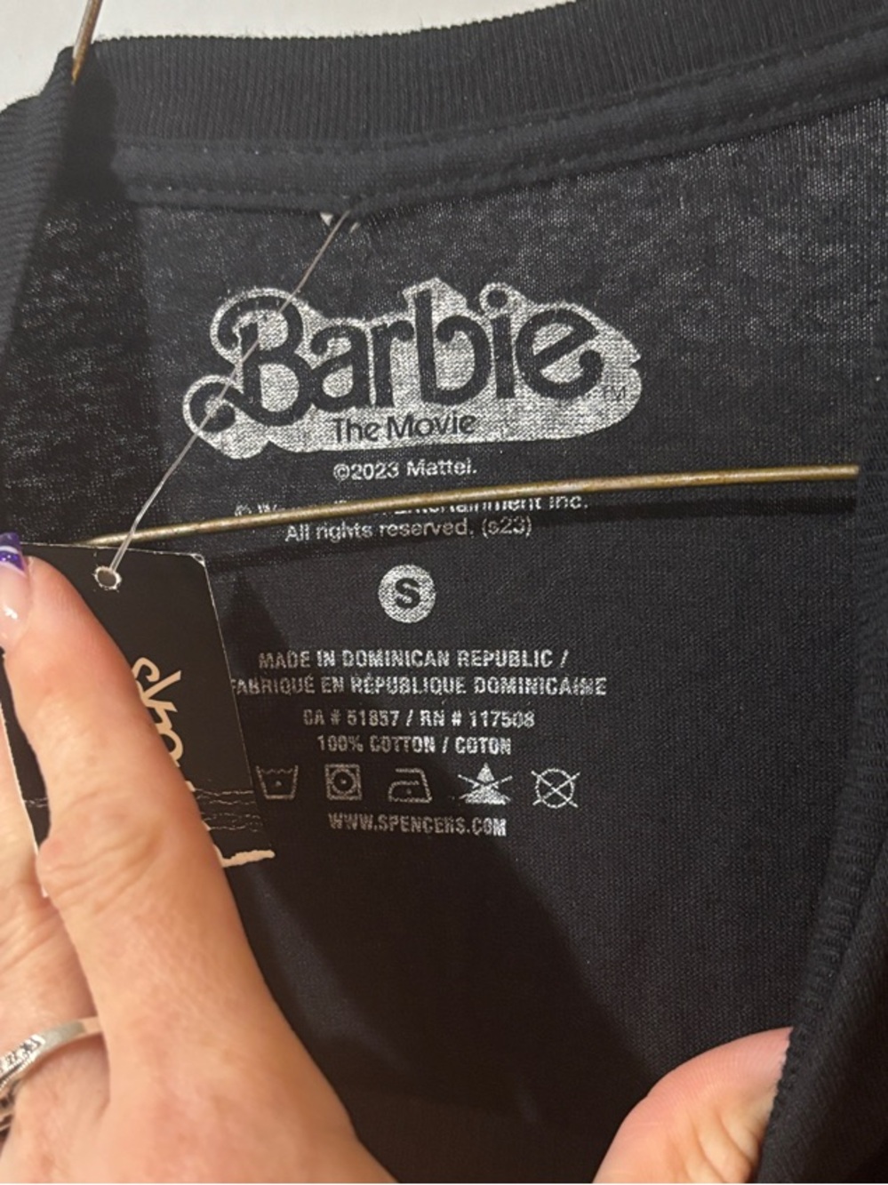 Mattel Black 'I am Kerough.' Graphic Tee with Multicolor Accent